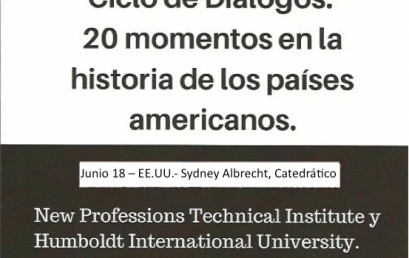 Ciclo de Diálogos, 20 Momentos en la Historia de los Países Americanos, EEUU